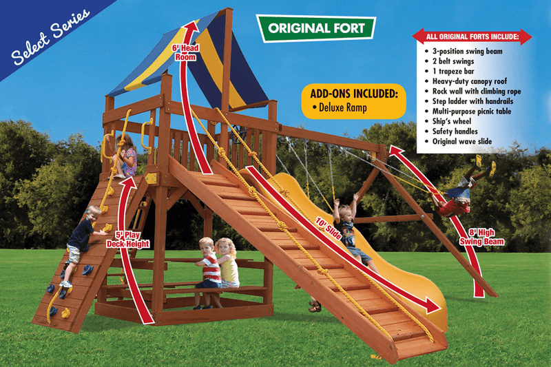 Original Fort Combo 2 with Deluxe Ramp