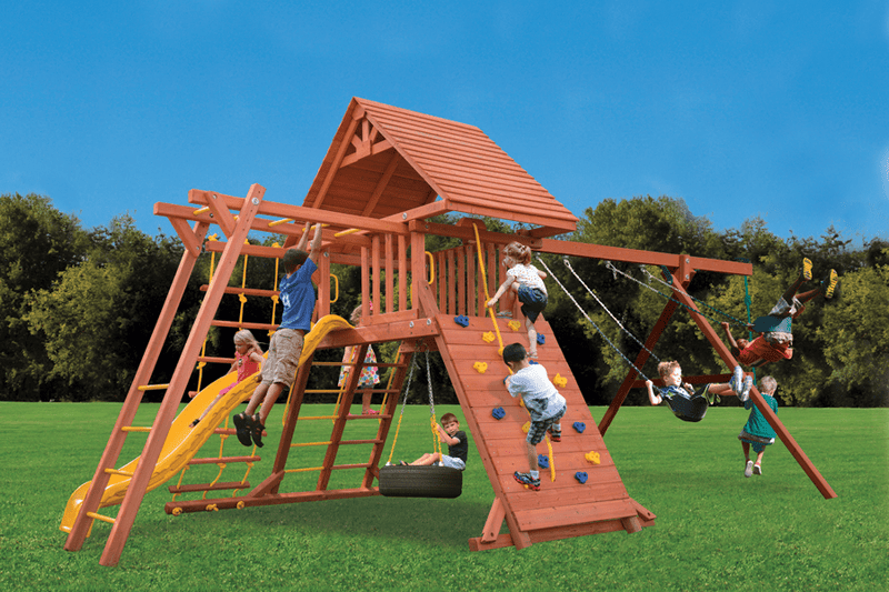 Original Playcenter Combo 3 with Wood Roof