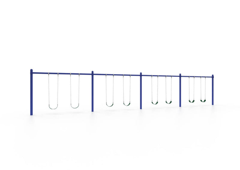5′ Single Post Swing – 8ft 4 bay
