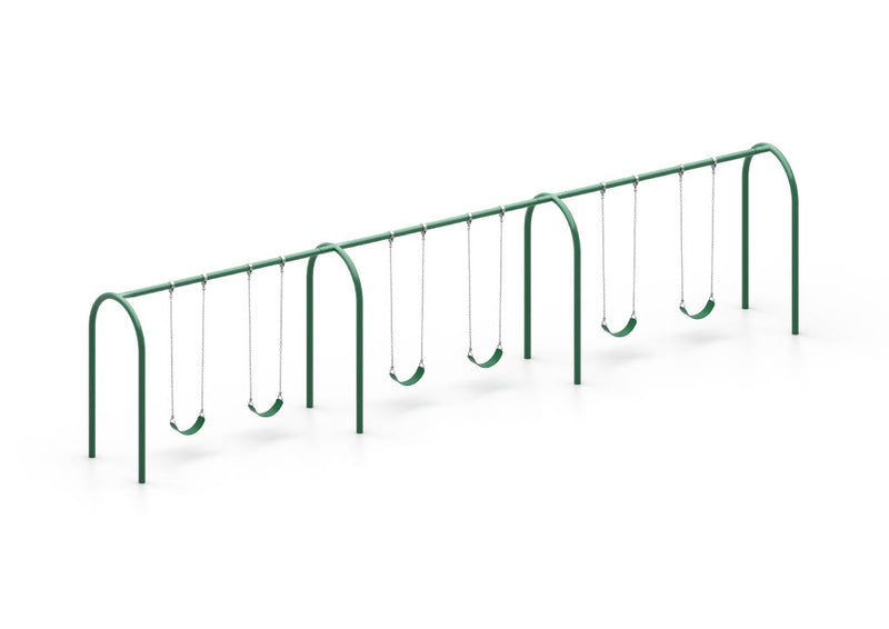 5′ Arch Post Swing – (3) Triple-Bay