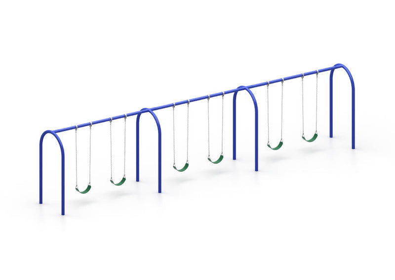 5′ Arch Post Swing – (3) Triple-Bay