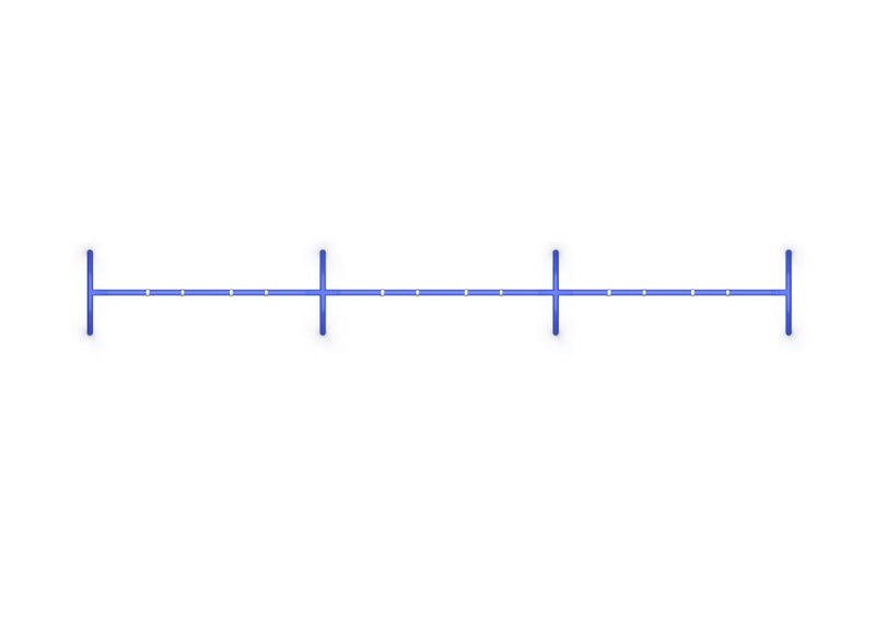 5′ Arch Post Swing – (3) Triple-Bay