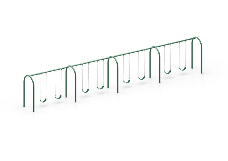 5′ Arch Post Swing – (4) Quad-Bay