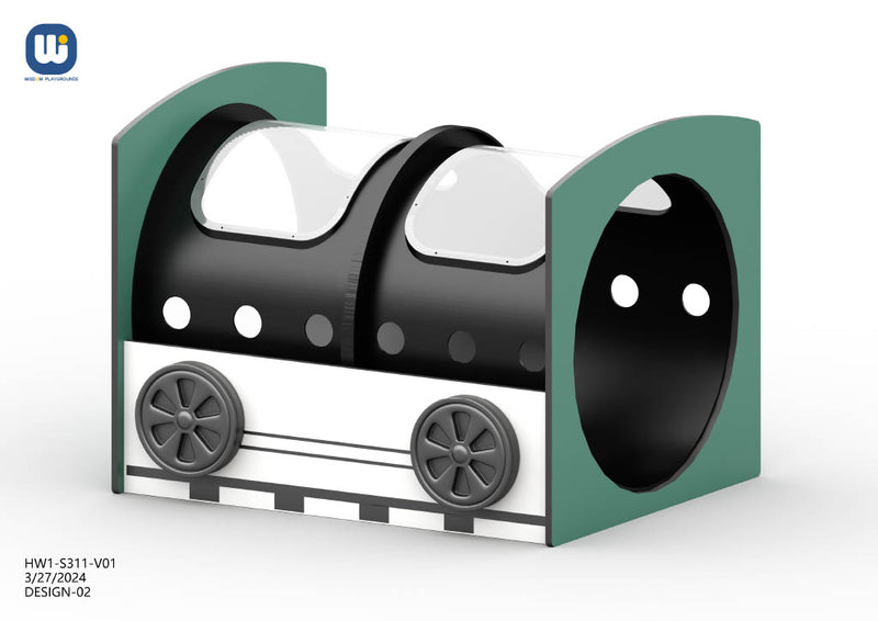 Train Crawl Tunnel Carriage
