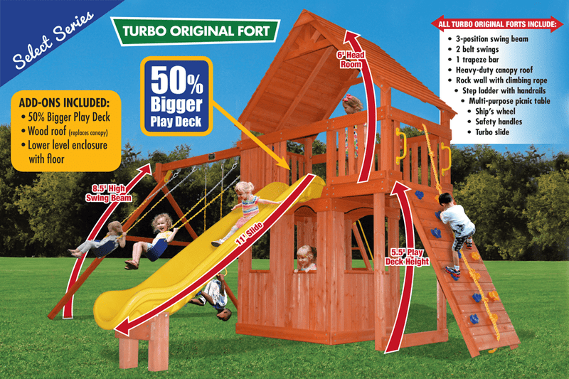 Turbo Original Fort Combo 2 XL with Playhouse