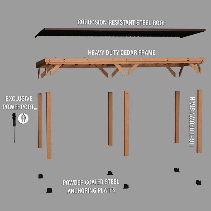 20x9.5 Arcadia Gazebo