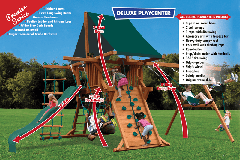 Deluxe Playcenter Combo 2- Green Machine