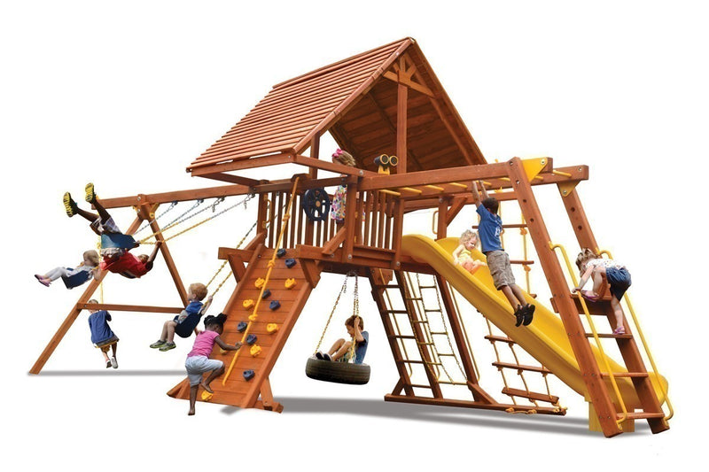 Turbo Deluxe Playcenter Combo 3 w/Wood Roof