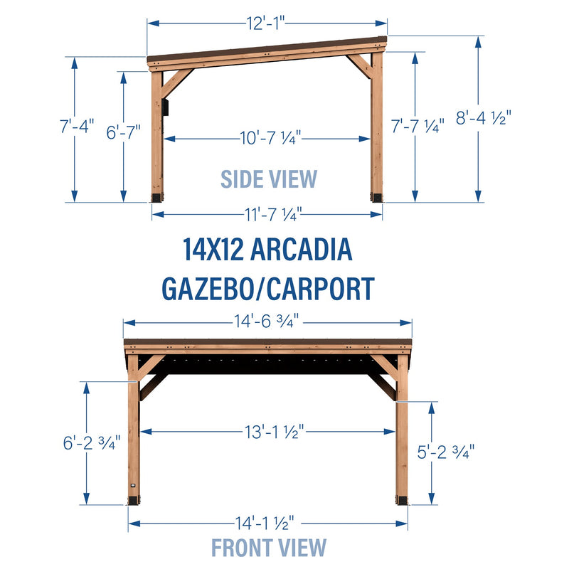 14x12 Arcadia Gazebo