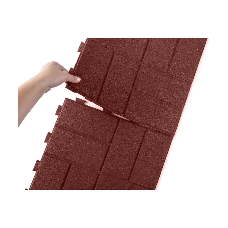 Brick Interlocking Rubber Paver Tile