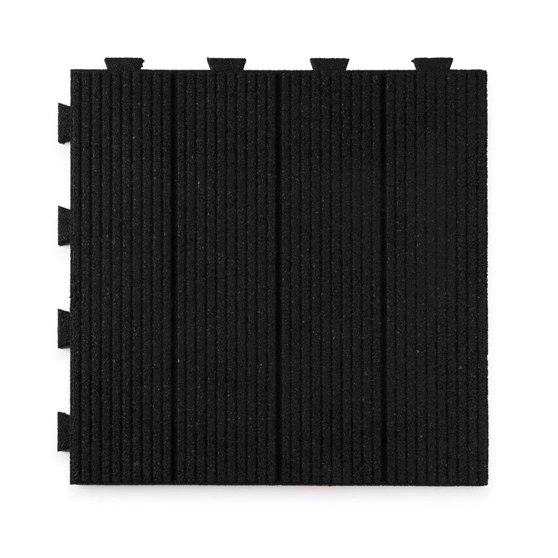 Linear Interlocking Rubber Paver Tile