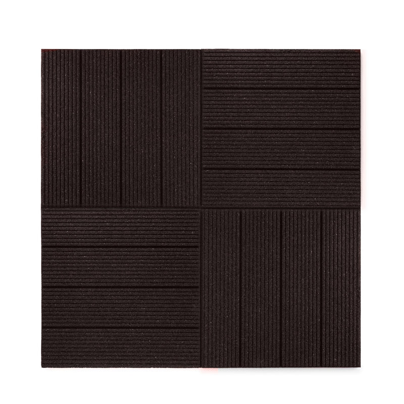 Linear Interlocking Rubber Paver Tile