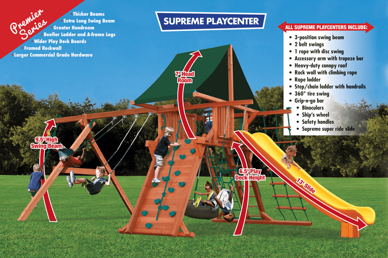 Supreme Playcenter Combo 2- Green Machine