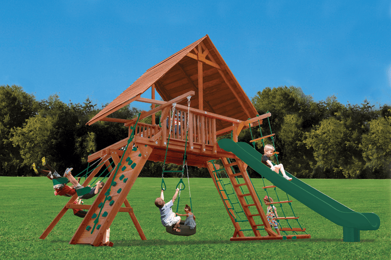 Extreme Playcenter Combo 2 w/Wood Roof