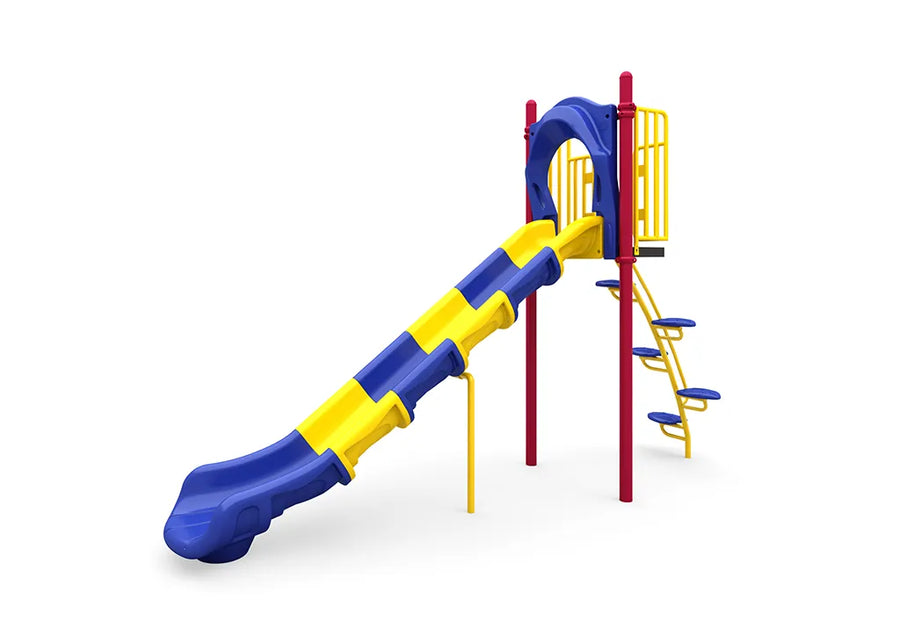 6 Foot Freestanding Single Slide | Commercial Playground Slide