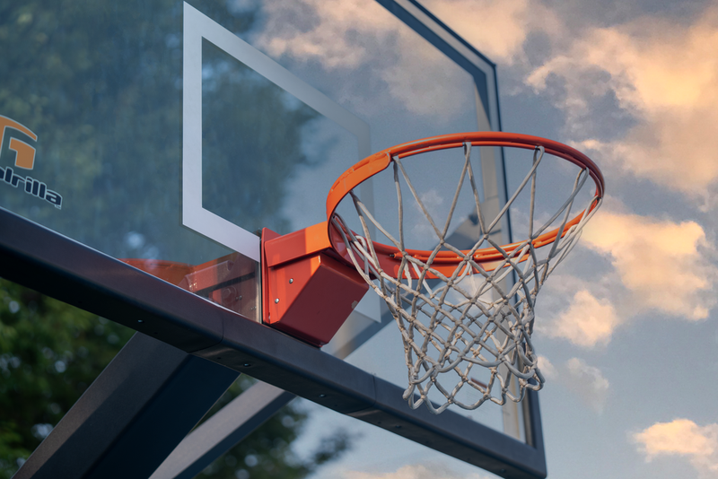 Fixed Height - 72" In-Ground with Glass Backboard