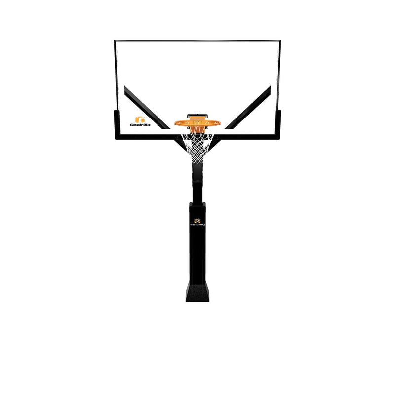 Fixed Height - 72" In-Ground with Glass Backboard