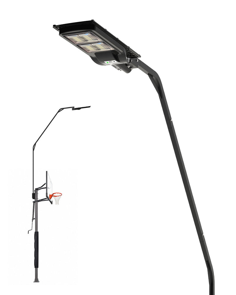 Solar LED Basketball Hoop Light - For Silverback In-Ground Hoops