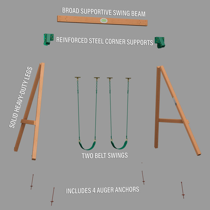 Heavy-Duty Durango Swing Set