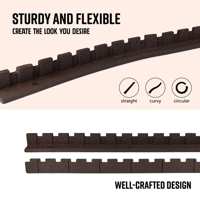 L shape Rubber Border - Castle