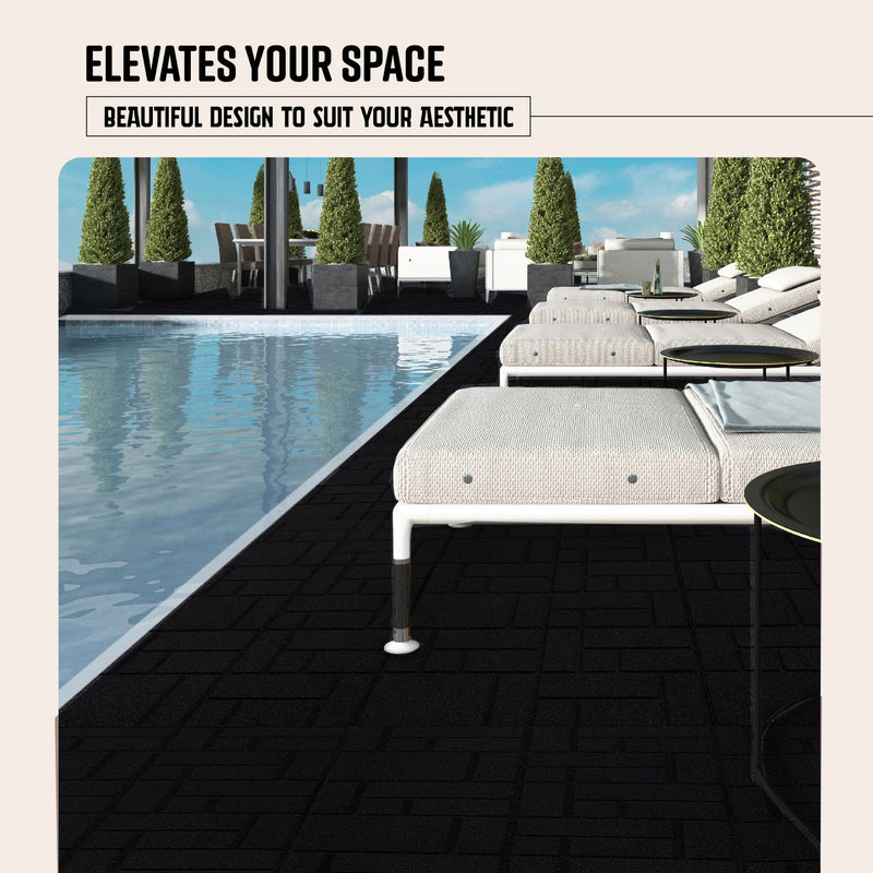 SquareScape Interlocking Rubber Paver Tile