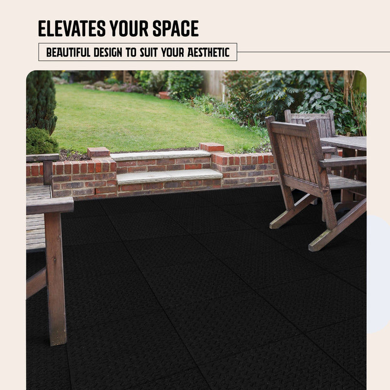 Windmill Interlocking Rubber Paver Tile