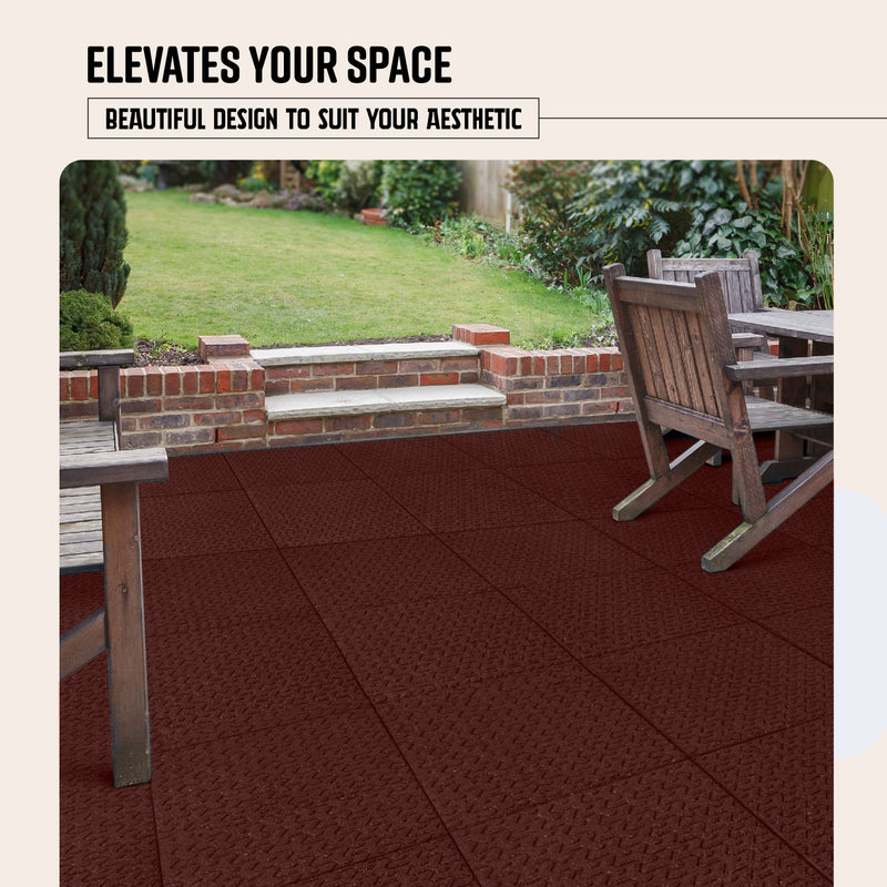 Windmill Interlocking Rubber Paver Tile