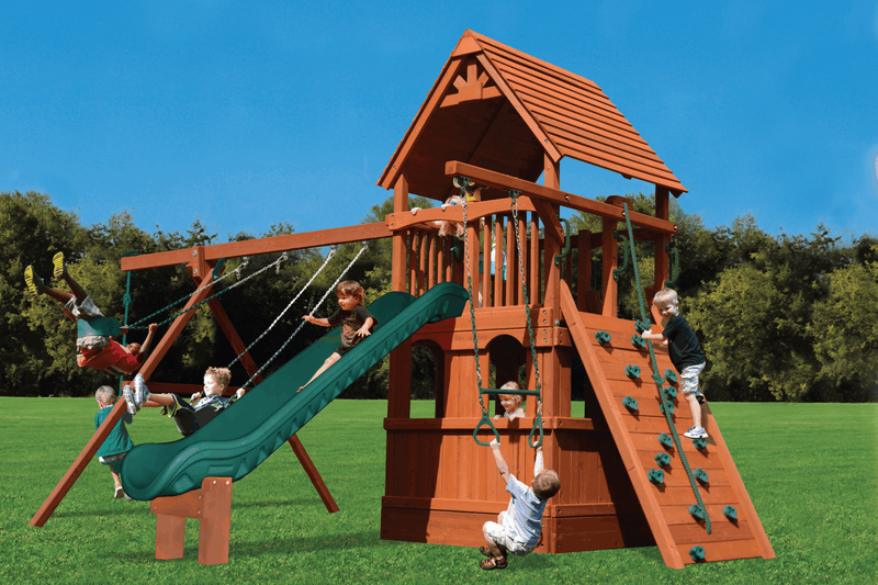 Turbo Deluxe Fort w/Lower Level Playhouse