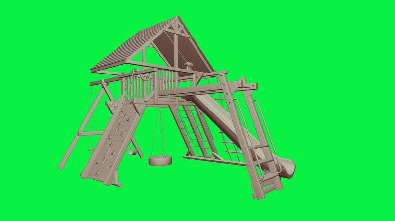 Supreme Playcenter Combo 3 w/Wood Roof