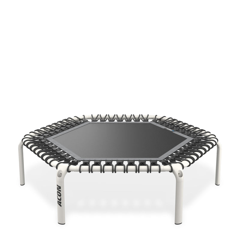 ACON Fit 55in Hexagon Rebounder White Fitness Trampoline