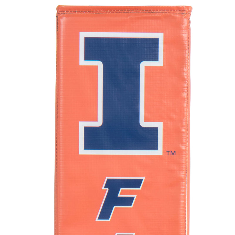 Illinois Illini Basketball Pole Pad - Orange