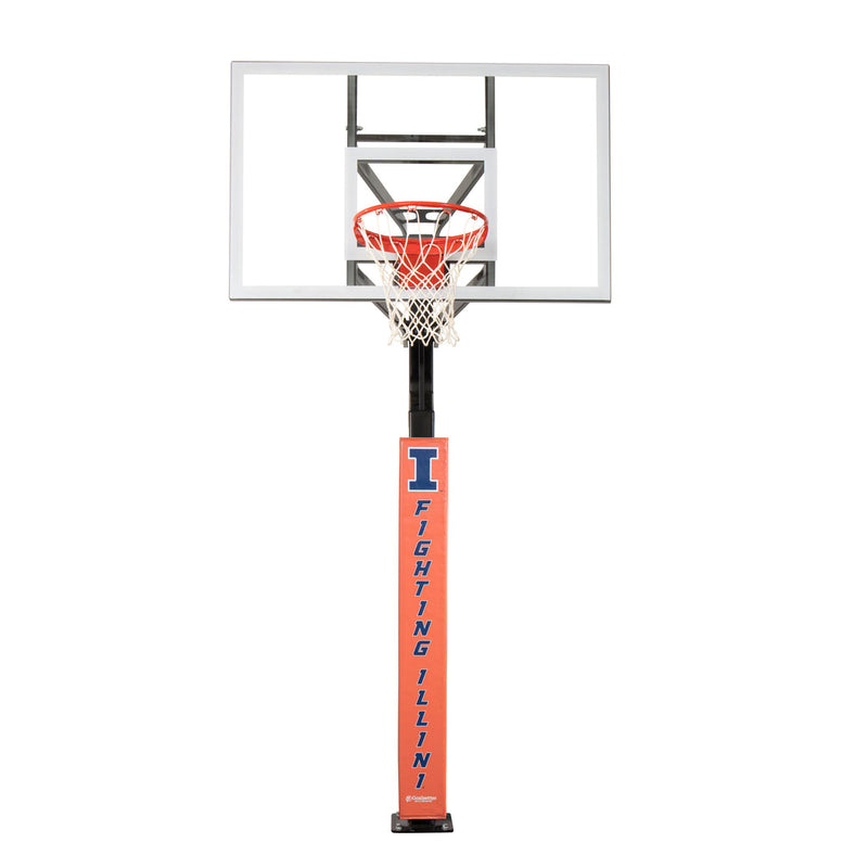 Illinois Illini Basketball Pole Pad - Orange