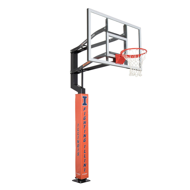 Illinois Illini Basketball Pole Pad - Orange