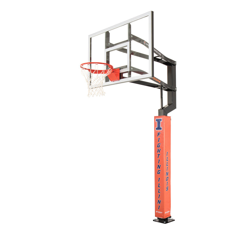 Illinois Illini Basketball Pole Pad - Orange