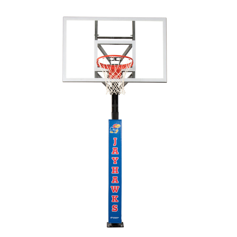 Kansas Jayhawks Basketball Pole Pad - Blue