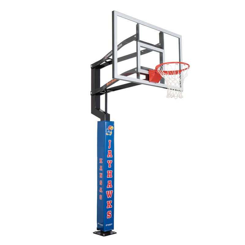 Kansas Jayhawks Basketball Pole Pad - Blue