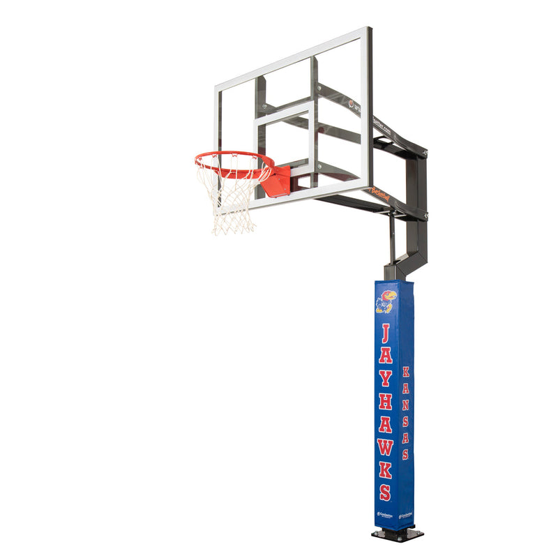 Kansas Jayhawks Basketball Pole Pad - Blue
