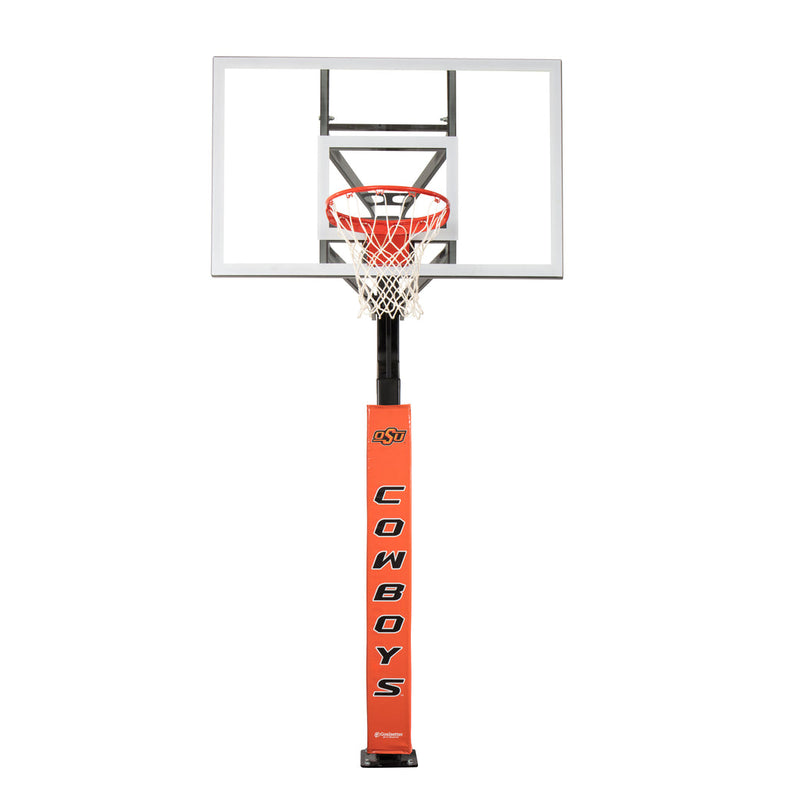Oklahoma State Cowboys Basketball Pole Pad - Orange
