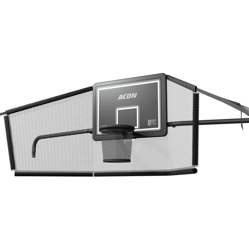 ACON Air Basketball Hoop with Back Net for Round Trampolines