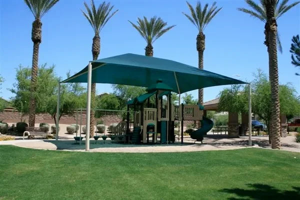 Rectangular Shade Shelter with 8 feet high Entrance Height