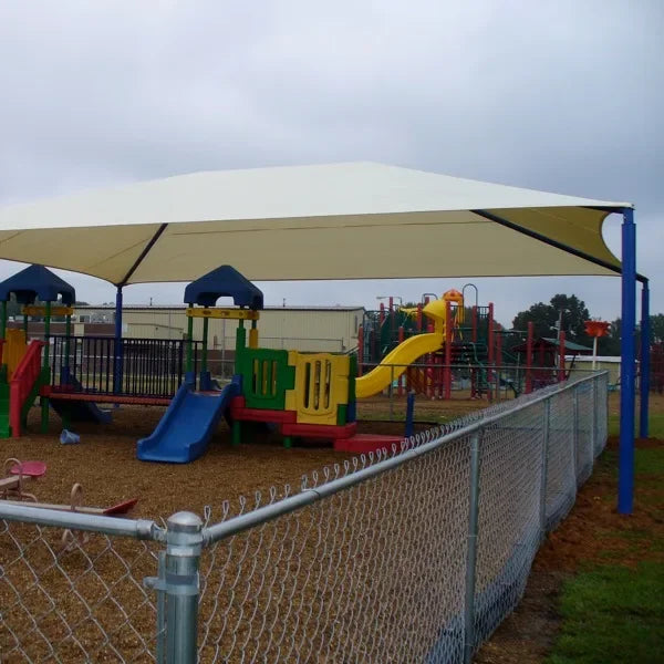 Rectangular Shade Shelter with 8 feet high Entrance Height