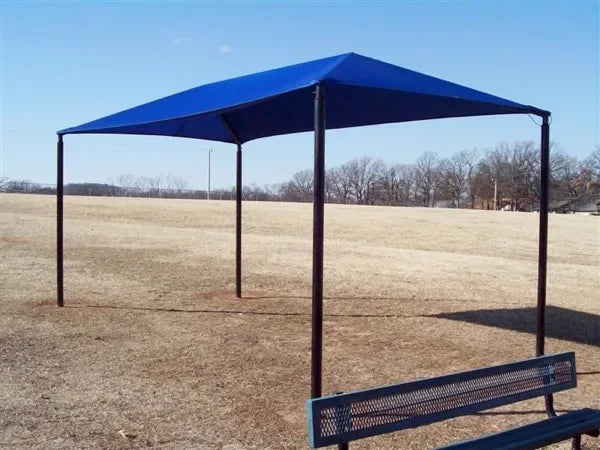 Rectangular Shade Shelter with 8 feet high Entrance Height