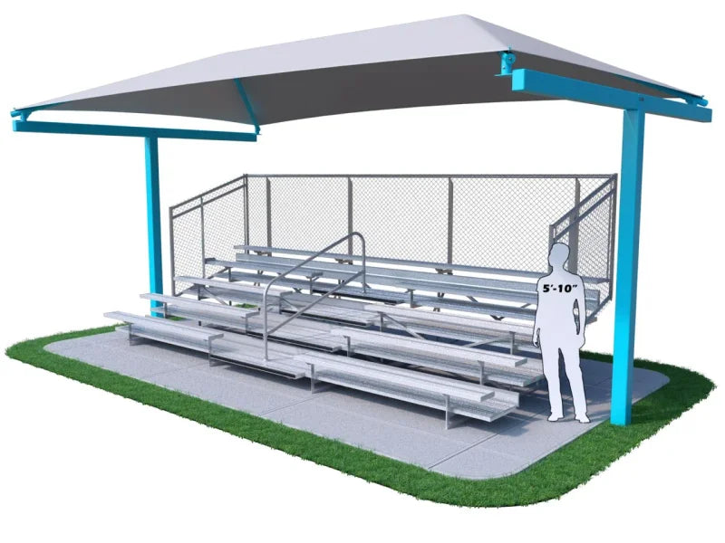 T Cantilever Bleacher Shade