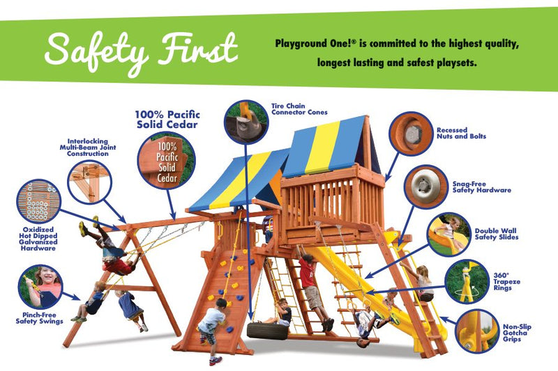 Deluxe Playcenter with 2 Position Swingbeam