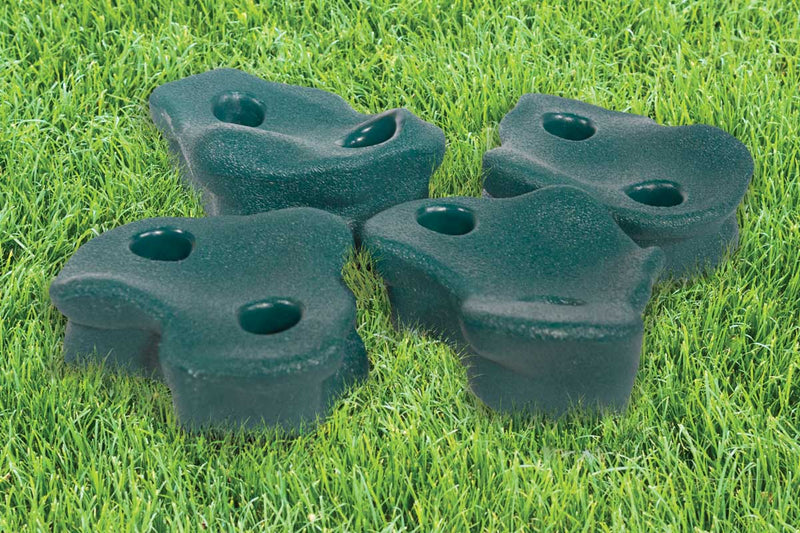 Rock Wall Climbing Rocks (Quantity of 4) Green or Yellow