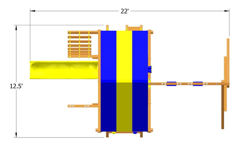 Deluxe Playcenter with 2 Position Swingbeam