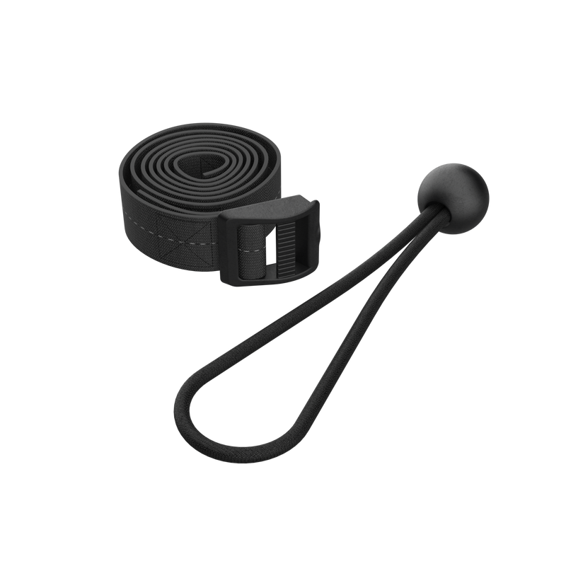 Net attachment strap and bungee set for ACON 13/16 HD enclosure