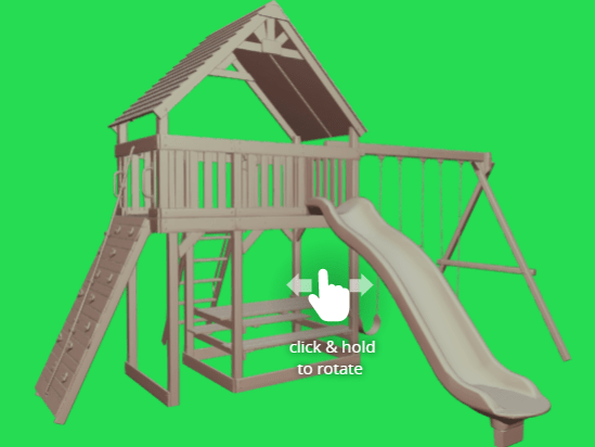 Turbo Original Fort Combo 2 XL with Wood Roof